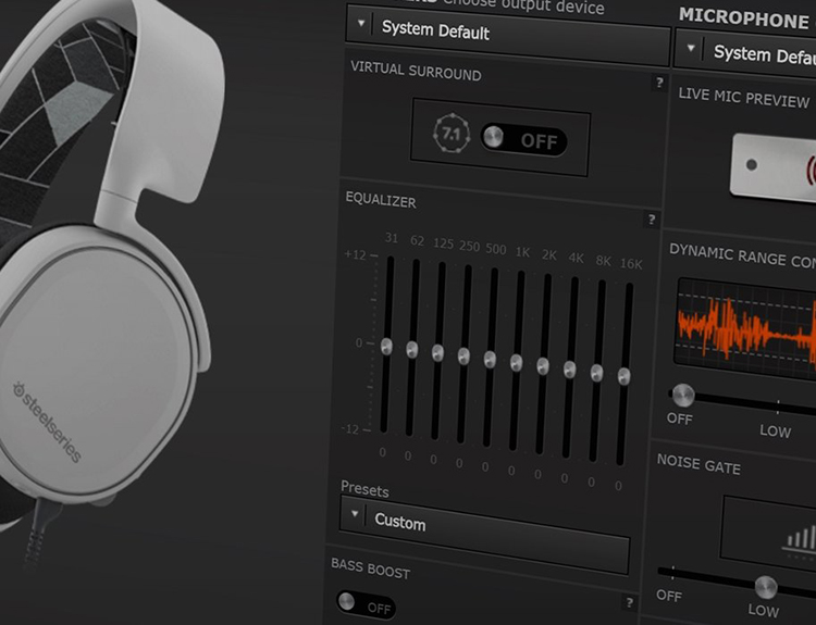 Tai Nghe Gaming SteelSeries Arctic 7 DTS.X 7.1 RGB- Hàng Chính Hãng