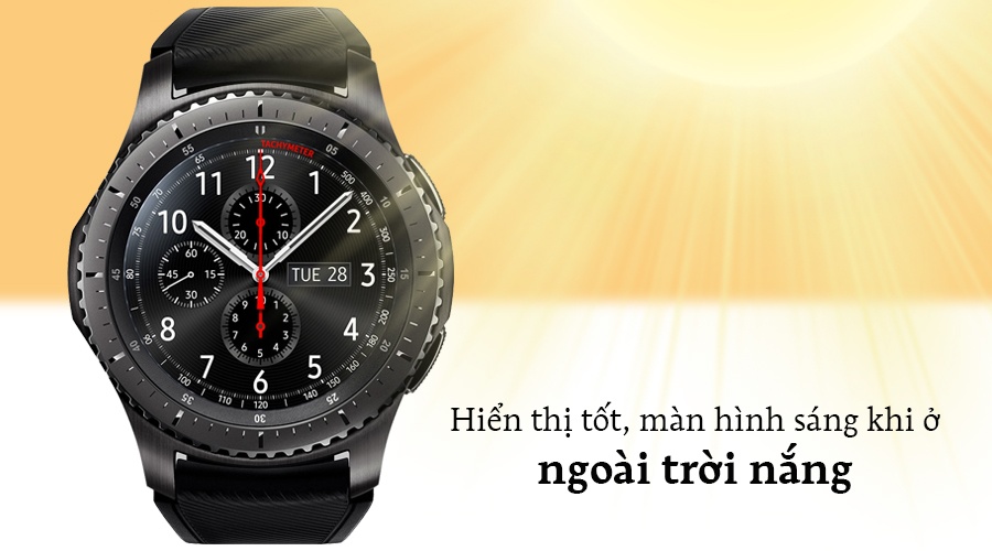 Đồng Hồ Thông Minh Samsung Gear S3 Frontier (Đen) - Hàng Chính Hãng