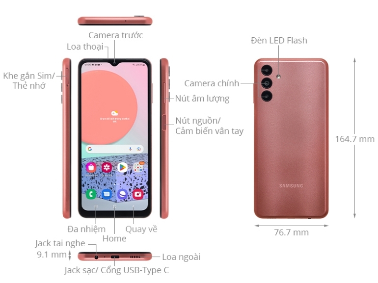 điện thoại samsung galaxy a04s 4gb/64gb
