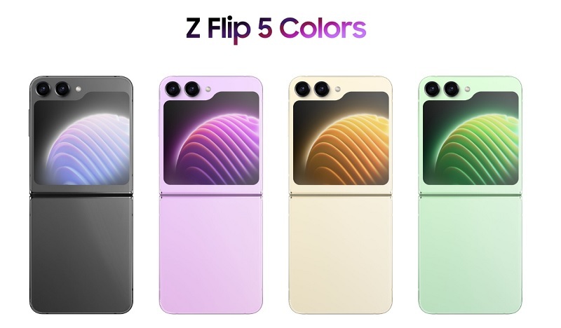 Điện thoại Samsung Galaxy Z Flip5 256GB màu sắc