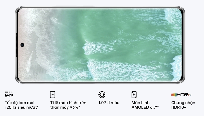 Điện thoại Oppo Reno 11 Pro màn hình