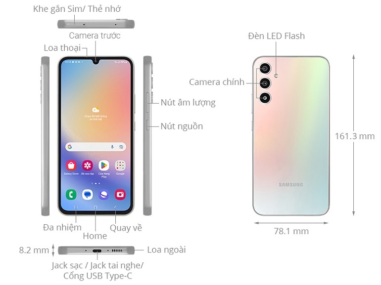 Điện thoại Samsung Galaxy A34 8GB/128GB