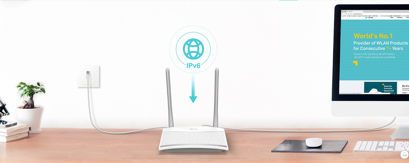Bộ phát Wifi chuẩn N TP Link TL-WR820N 300Mbps
