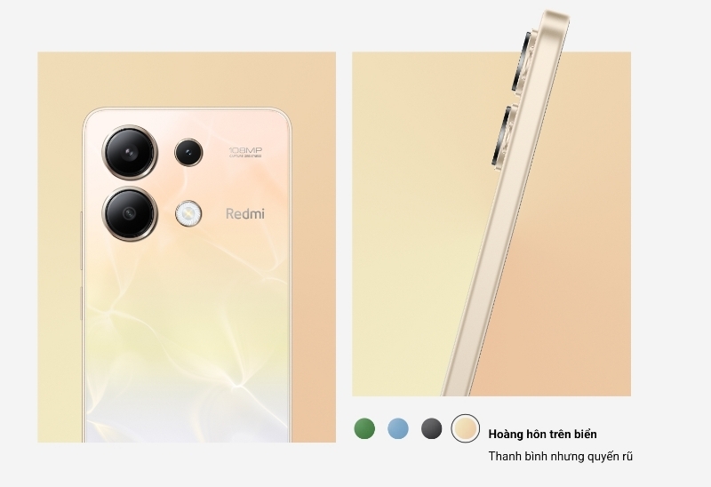 Điện thoại Xiaomi Redmi Note 13 4G 8GB/128GB thiết kế
